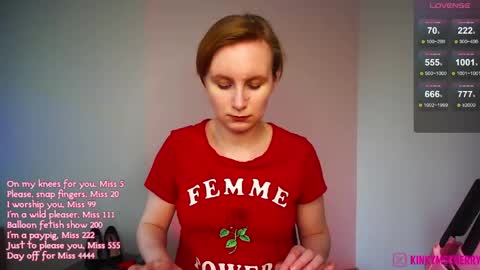 Cherry  Miss Cherry online show from May 2026 03:18:01 PM