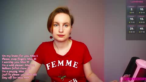 Cherry  Miss Cherry online show from May 2026 04:22:02 PM