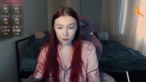 Snapshot of redhaired_kitty chatting on February 2025 12:38:02 PM Lina online show from February 2025 12:38:02 PM