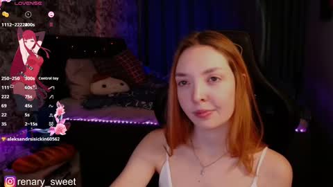 Snapshot of renary_sweet chatting on December 2024 09:17:01 PM Renary online show from December 2024 09:17:01 PM