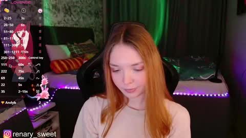 Snapshot of renary_sweet chatting on January 2025 12:12:01 AM Renary online show from January 2025 12:12:01 AM