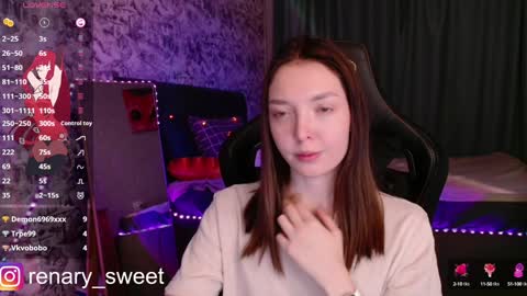 Snapshot of renary_sweet chatting on February 2025 08:30:01 PM Renary online show from February 2025 08:30:01 PM