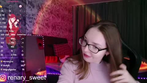 Snapshot of renary_sweet chatting on February 2025 12:16:01 AM Renary online show from February 2025 12:16:01 AM