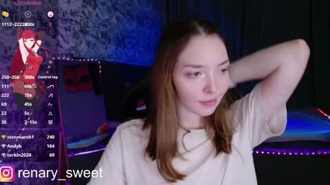 Snapshot of renary_sweet chatting on February 2025 11:37:01 PM Renary online show from February 2025 11:37:01 PM