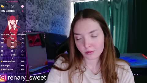 Snapshot of renary_sweet chatting on February 2025 06:21:02 AM Renary online show from February 2025 06:21:02 AM
