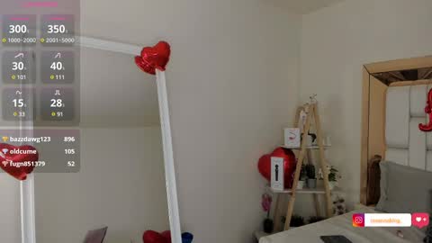 Snapshot of rosannaking chatting on February 2025 01:47:02 AM Aleja online show from February 2025 01:47:02 AM