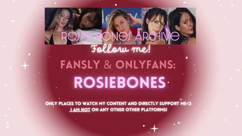Rosie Bones online show from November 2025 09:03:02 PM