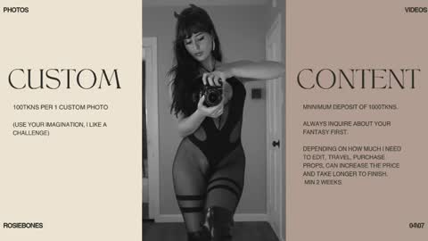 Rosie Bones online show from May 2026 05:10:02 PM