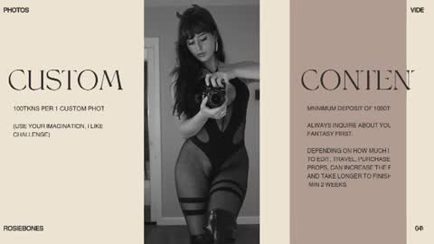 Rosie Bones online show from June 2026 09:06:02 PM