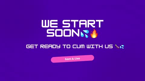 Snapshot of sam_and_lisa_ chatting on May 2026 11:01:02 PM sam_and_lisa_ online show from May 2026 11:01:02 PM