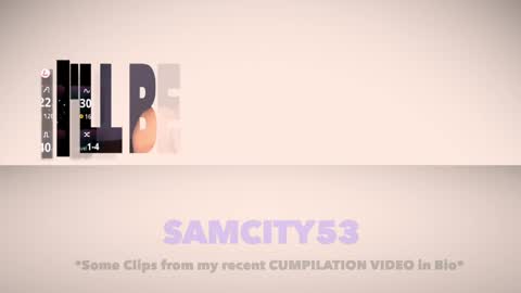 Snapshot of samcity53 chatting on April 2026 11:44:01 AM Sam Rhea online show from April 2026 11:44:01 AM