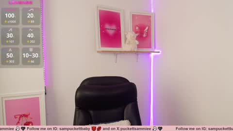 Snapshot of sampuckettbaby chatting on January 2025 06:29:02 PM sampuckettbaby online show from January 2025 06:29:02 PM