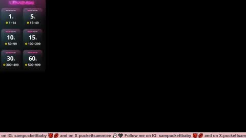 Snapshot of sampuckettbaby chatting on February 2025 05:53:01 PM sampuckettbaby online show from February 2025 05:53:01 PM