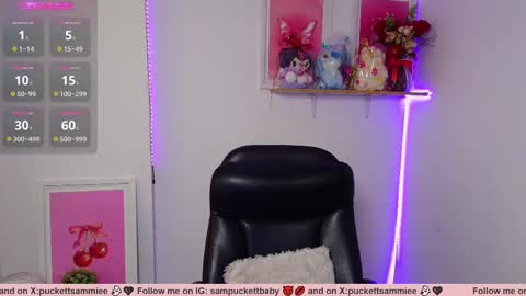 Snapshot of sampuckettbaby chatting on February 2025 03:03:02 PM sampuckettbaby online show from February 2025 03:03:02 PM