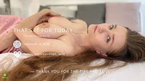 savanah_wild online show from January 2025 08:00:01 AM
