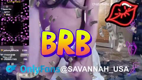 Snapshot of savannah_ts chatting on February 2025 10:01:01 PM Onlyfans Savannah usa online show from February 2025 10:01:01 PM