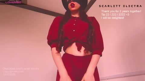 SCARLETT ELECTRA  -  online show from October 2025 03:22:01 PM