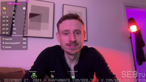 Snapshot of seb_tv chatting on December 2024 05:55:02 AM Sebastian online show from December 2024 05:55:02 AM