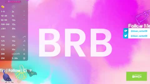 Dean Carter online show from September 2025 10:32:01 PM