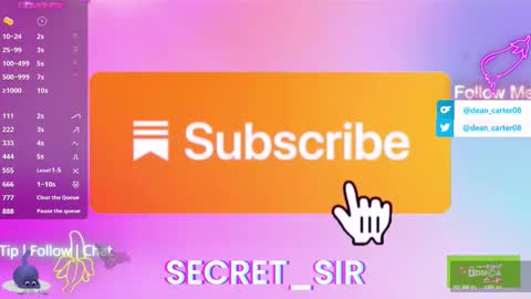 Dean Carter online show from October 2025 10:21:02 PM