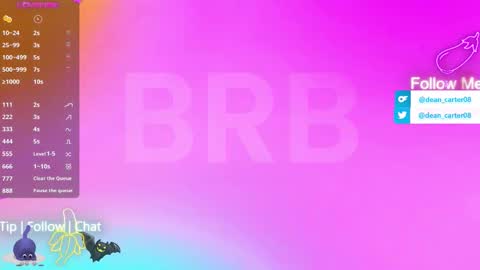 Dean Carter online show from January 2026 11:19:01 PM