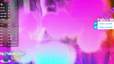 Snapshot of secret_sir chatting on April 2026 10:11:02 PM Dean Carter online show from April 2026 10:11:02 PM