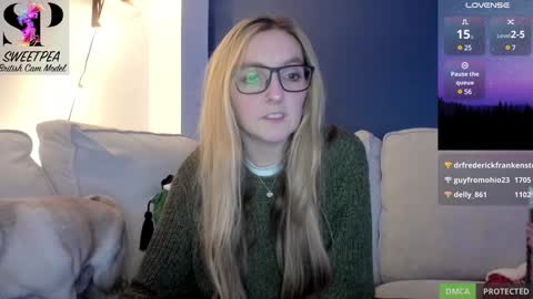 short sweetpea online show from December 2024 08:00:01 PM