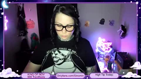 Snapshot of sinominx chatting on November 2025 11:59:01 PM Sinomin online show from November 2025 11:59:01 PM