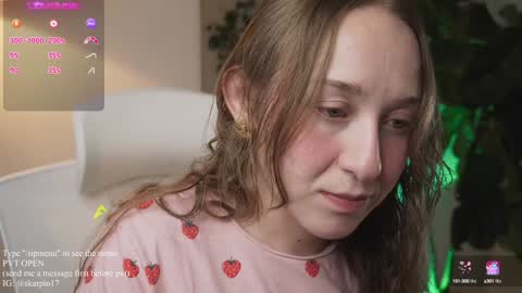 Snapshot of skarpio17 chatting on December 2024 02:09:01 AM Im Scarlett ONLINE 5pm-10pm NYC time online show from December 2024 02:09:01 AM