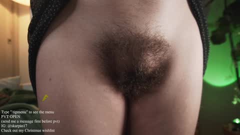 Snapshot of skarpio17 chatting on December 2024 02:17:01 AM Im Scarlett ONLINE 5pm-10pm NYC time online show from December 2024 02:17:01 AM