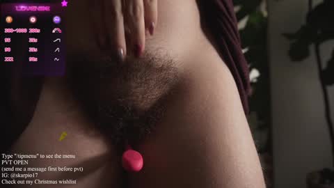 Snapshot of skarpio17 chatting on January 2025 03:40:02 PM Im Scarlett ONLINE 5pm-10pm NYC time online show from January 2025 03:40:02 PM