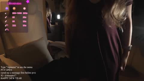 Snapshot of skarpio17 chatting on January 2025 06:45:02 PM Im Scarlett ONLINE 5pm-10pm NYC time online show from January 2025 06:45:02 PM