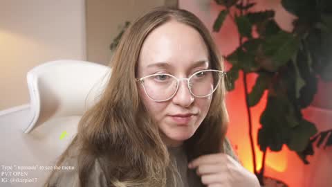 Snapshot of skarpio17 chatting on January 2025 10:02:01 PM Im Scarlett ONLINE 5pm-10pm NYC time online show from January 2025 10:02:01 PM