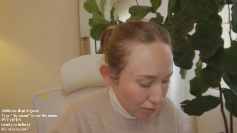 Snapshot of skarpio17 chatting on October 2025 04:02:02 PM Im Scarlett ONLINE 5pm-10pm NYC time online show from October 2025 04:02:02 PM