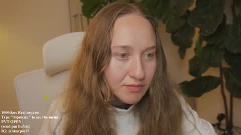 Snapshot of skarpio17 chatting on October 2025 10:47:02 PM Im Scarlett ONLINE 5pm-10pm NYC time online show from October 2025 10:47:02 PM