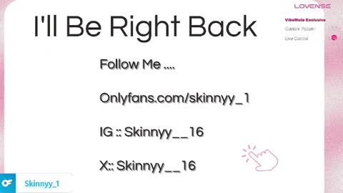 Skinnyy   online show from April 2026 06:55:02 AM