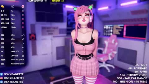 SkyeAnette online show from November 2025 02:10:01 AM