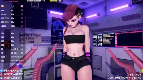 SkyeAnette online show from November 2025 02:14:01 AM