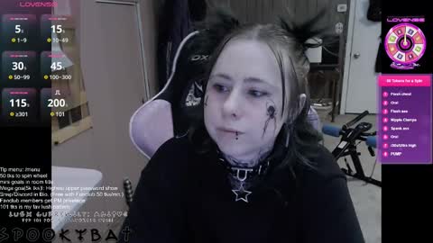 Snapshot of spookybat chatting on March 2025 01:48:01 AM Shio online show from March 2025 01:48:01 AM