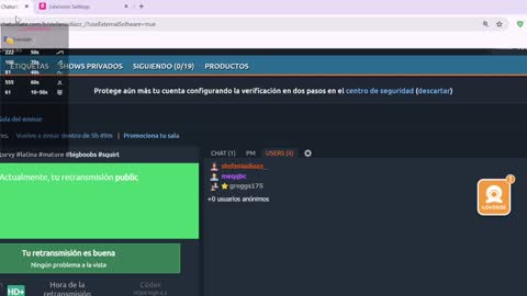 Snapshot of stefaniadiazz_ chatting on January 2025 12:02:02 PM Stafania 3 online show from January 2025 12:02:02 PM
