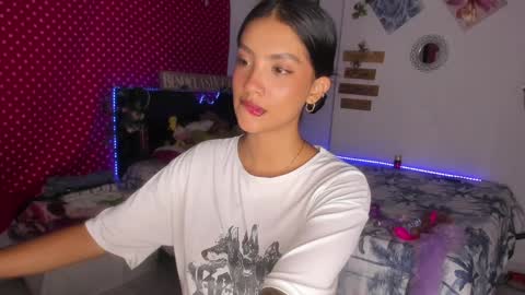 Snapshot of stefanny_pllus chatting on January 2025 01:53:02 AM Im MiaIts my first day here online show from January 2025 01:53:02 AM