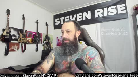 Snapshot of stevenrisenyc chatting on February 2025 02:56:02 PM StevenRiseNYC online show from February 2025 02:56:02 PM
