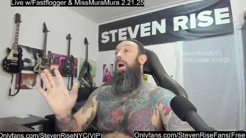 Snapshot of stevenrisenyc chatting on February 2025 01:06:01 PM StevenRiseNYC online show from February 2025 01:06:01 PM