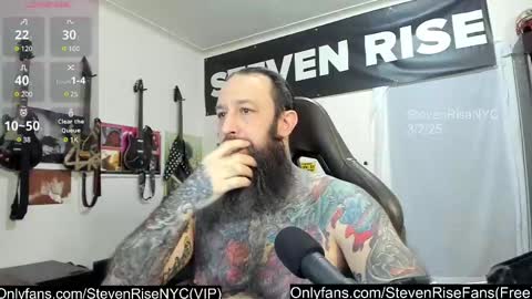 Snapshot of stevenrisenyc chatting on March 2025 01:05:02 PM StevenRiseNYC online show from March 2025 01:05:02 PM