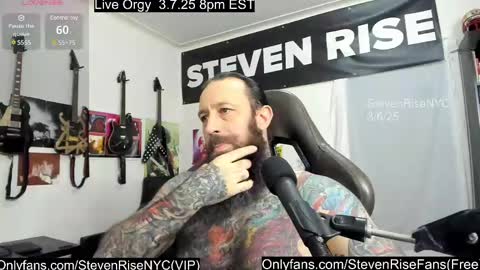 Snapshot of stevenrisenyc chatting on March 2025 02:46:02 AM StevenRiseNYC online show from March 2025 02:46:02 AM
