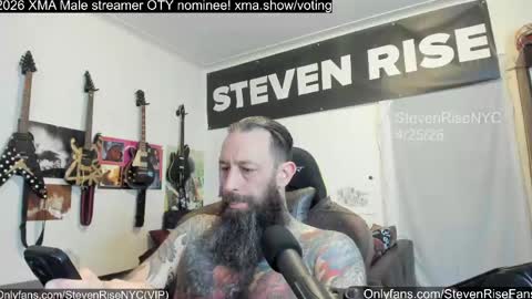 StevenRiseNYC online show from April 2026 01:37:02 PM