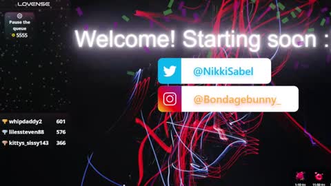 Snapshot of sufferbunny chatting on January 2025 10:28:01 PM Nikki Sabel online show from January 2025 10:28:01 PM