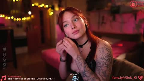 Snapshot of suk_ki chatting on March 2025 02:50:01 AM Lika ginger Jessy blond online show from March 2025 02:50:01 AM