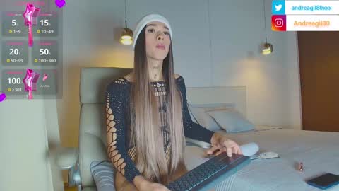 Snapshot of sweetandreagil chatting on January 2025 07:32:01 PM Andrea Cheryl GiLandreagil80 In Instagram online show from January 2025 07:32:01 PM