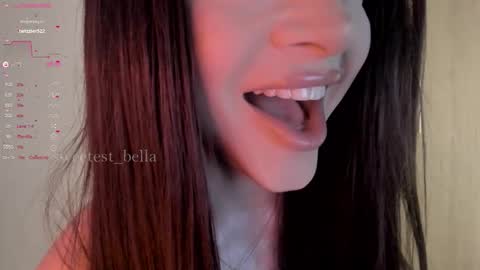 Snapshot of sweetest_bella chatting on February 2026 09:26:02 PM Bella online show from February 2026 09:26:02 PM